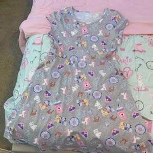 Gray unicorn dress
